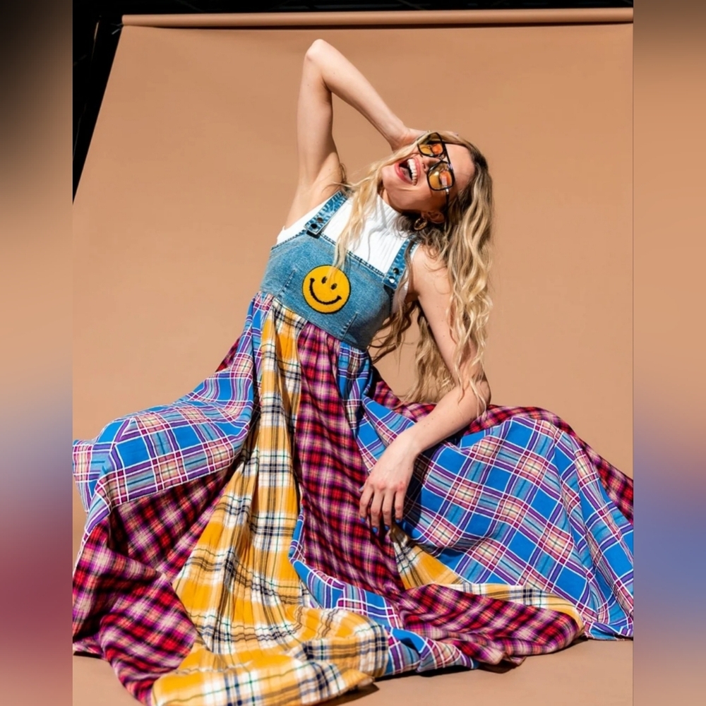 Dressed in LaLa walking on sunshine overall dress